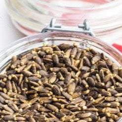 Purely Organic Foods organic milk thistle seeds close-up showing texture.
Freshly packed Purely Organic Foods organic milk thistle seeds for brewing or cooking.
Premium organic milk thistle seeds from Purely Organic Foods ready for culinary use