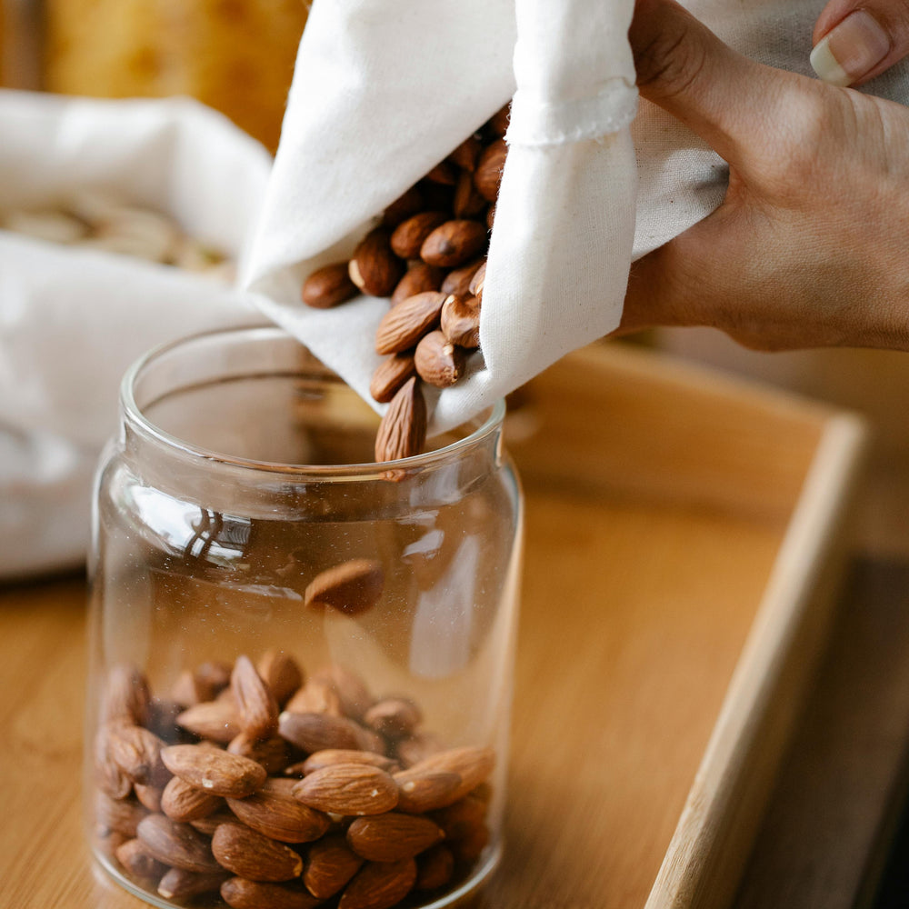 Premium organic Nonpareil almonds, crunchy and nutrient-rich nuts ideal for desserts, nut milk, and plant-based meals – Purely Organic Foods