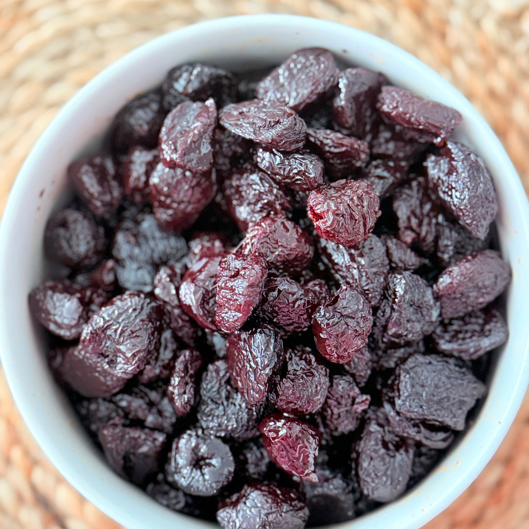 Organic Botija olives, plain and pitted, with a firm texture and rich, savory flavor, ideal for salads and snacking