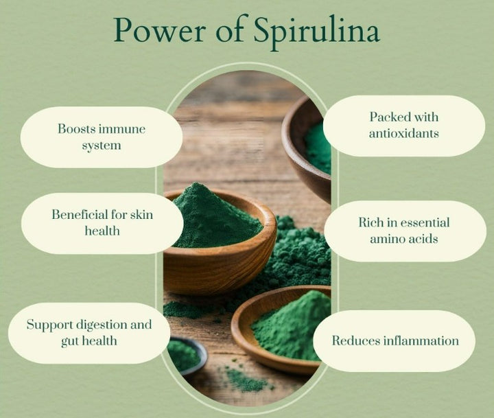 Clean, vegan-friendly spirulina powder by Purely Organic Foods – rich in essential nutrients to support energy, recovery, and body detox