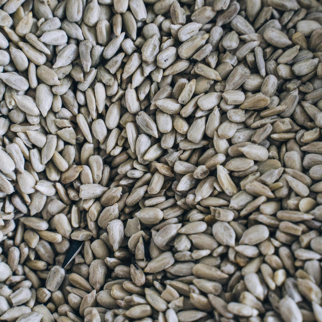Premium organic imported sunflower seeds, raw and shelled, ideal for salads, trail mixes, and nutritious recipes – Purely Organic Foods