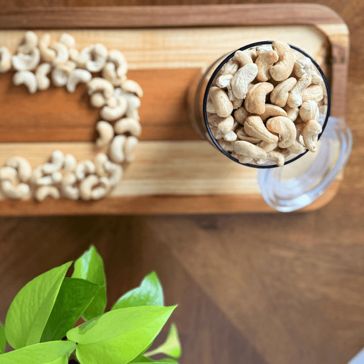 High-quality organic whole cashews with a creamy texture, perfect for vegan recipes or direct consumption"

"Purely Organic Foods whole cashew nuts, sustainably sourced and rich in flavor for versatile kitchen use"