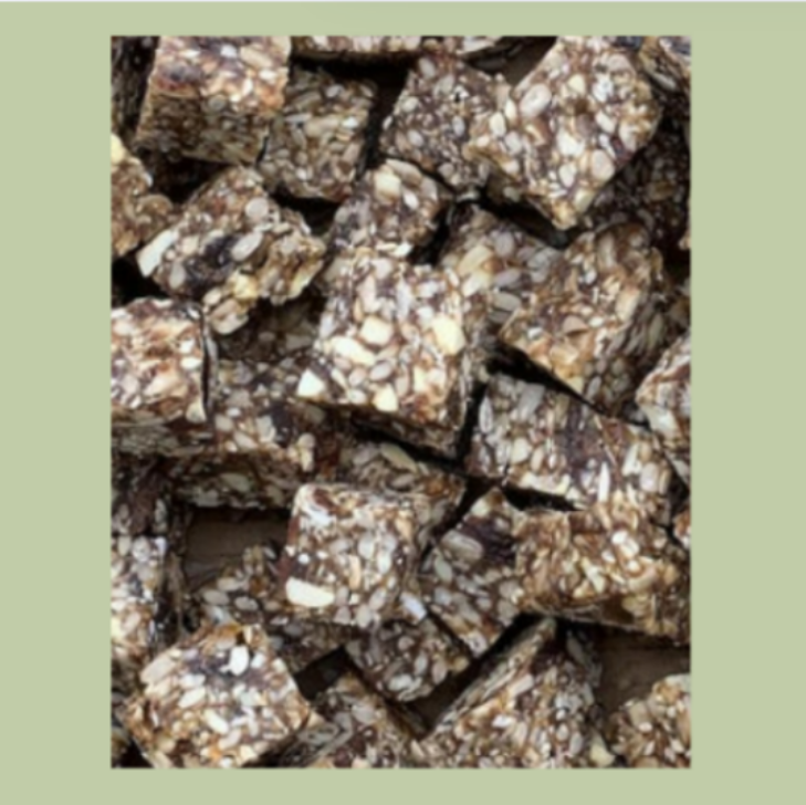 Lemon pomegranate Chunks of Energy – bite-sized organic superfood snacks by Purely Organic Foods