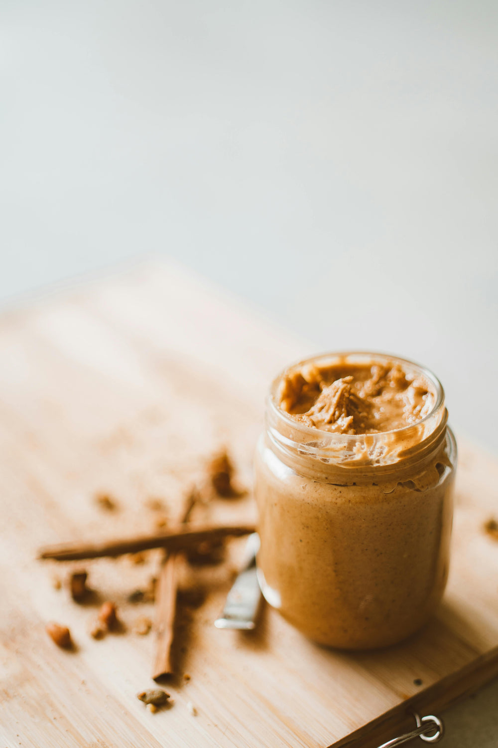 Organic crunchy unsalted peanut butter – healthy natural spread by Purely Organic Foods