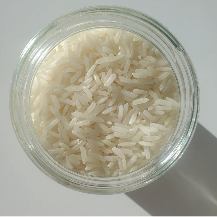 Organic white jasmine rice by Purely Organic Foods, aromatic and tender, ideal for flavorful meals, stir-fries, and traditional Asian cuisine